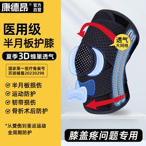 医用护膝如何守护受损的膝关节 半月板、韧带、积液与髌骨疼痛的科学支护指南
